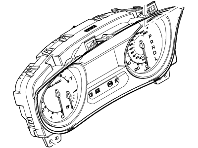 Ford BB5Z-10849-GB Instrument Cluster