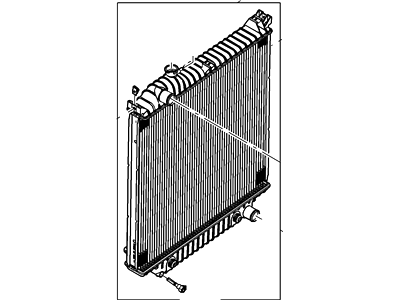 Ford 6L2Z-8005-AACP Radiator Assembly