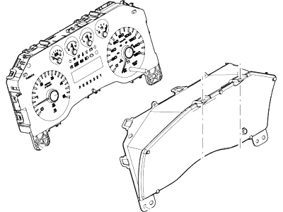 Ford 8C3Z-10849-F Instrument Cluster