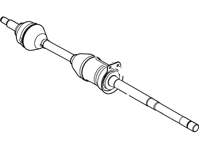 Ford CA8Z-3B436-A Axle Assembly