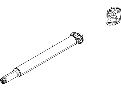 Ford BC3Z-4A376-A Drive Shaft