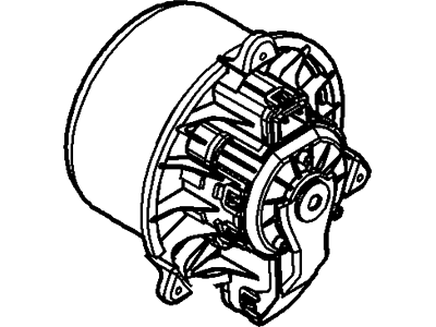 Ford BE8Z-19805-B Fan And Motor Assembly