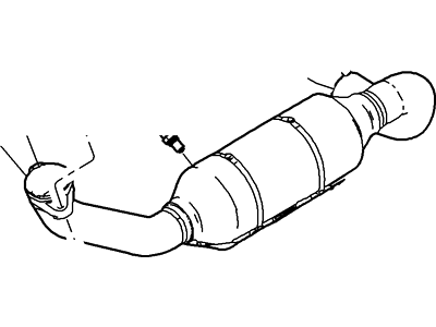 Ford 7L3Z-5E212-MB Catalytic Converter Assembly