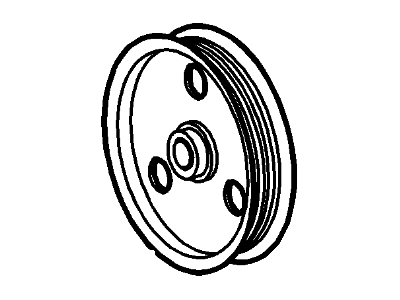 Ford F7TZ-3A733-AA Pulley