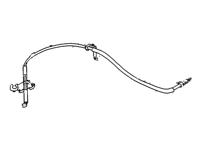 Ford 1W4Z-9A758-AA Throttle Cable