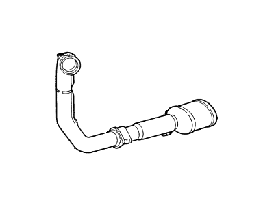 Ford F5UZ-6N646-A Front Exhaust Pipe