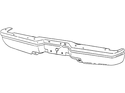 Ford YL3Z-17906-CAB Bumper Assembly - Rear