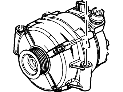 Ford AL3Z-10346-B Alternator Assembly