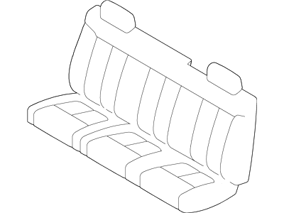 Ford VAC3Z-1863812-A Rear Seat Cover Kit