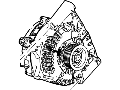 Ford 6U2Z-10V346-DBRM Alternator Assembly