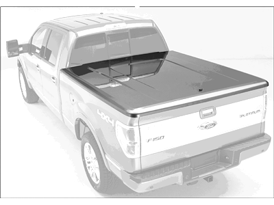 Ford VDL3Z-99501A42-BB Tonneau Covers - Hard Painted by UnderCover, 6.5 Short Bed, Race Red
