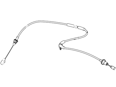 Ford 7L8Z-9A758-D Throttle Cable