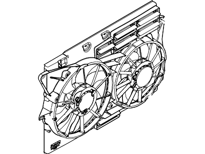 Ford DB5Z-8C607-B Motor And Fan Assembly - Engine Cooling