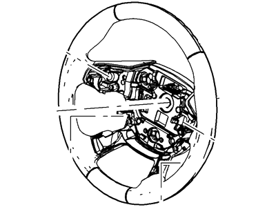 Ford EM5Z-3600-AC Steering Wheel Assembly