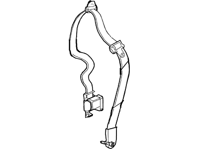 Ford 1L5Z-13611B09-AAA Seat Belt Assembly