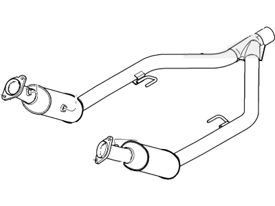 Ford 7R3Z-5F250-F Catalytic Converter Assembly