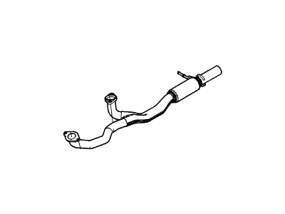 Ford DG1Z-5G274-B Exhaust Pipe