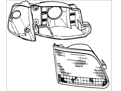 Ford F85Z-13008-AA Headlamp Assembly