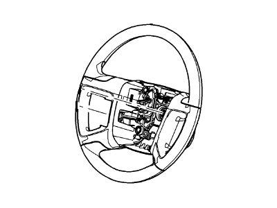 Ford 9L8Z-3600-BG Steering Wheel Assembly