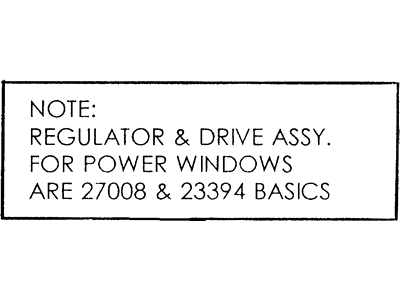 Ford F43Z-5423395-A Motor Assembly - Window Operating