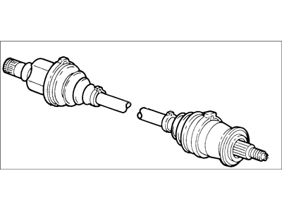Ford 4F1Z-3B437-BA Front Axle Shaft