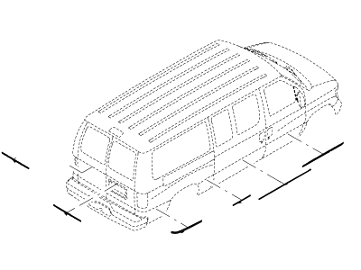 Ford XC2Z-1620001-AAB Decal - Stripe