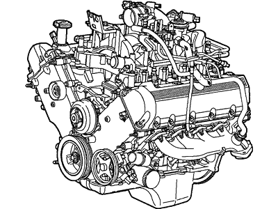 Ford 4C2Z-6007-GA Engine Assembly