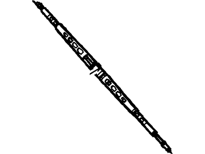 Ford BC3Z-17528-C Wiper Blade Assembly