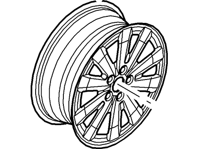Ford 8T4Z-1007-G Wheel Assembly