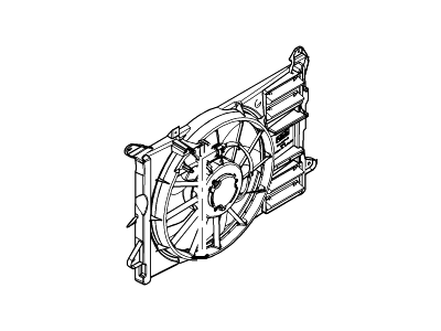 Ford CT4Z-8C607-A Motor And Fan Assembly - Engine Cooling