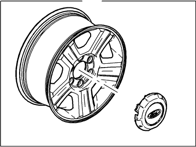 Ford 4L3Z-1007-AAA Kit - Wheel