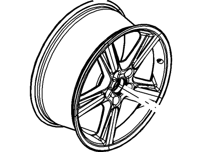 Ford 8R3Z-1007-P Wheel Assembly