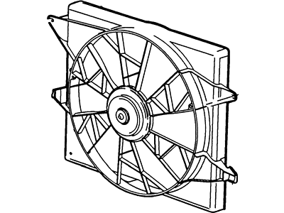 Ford F8LZ-8C607-AA Fan Motor