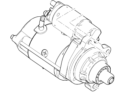 Ford DU2Z-11V002-ERM Starter Motor Assembly