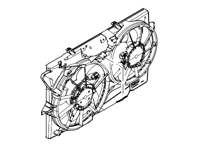 Ford AA5Z-8C607-C Motor And Fan Assembly