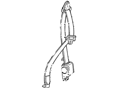 Ford F4TZ-35611B09-C Retractor Assembly