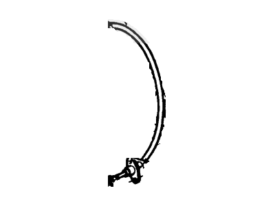 Ford F2UZ-9A758-B Throttle Control Cable Assembly