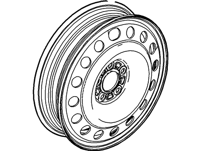 Ford 4R3Z-1007-FA Wheel Assembly
