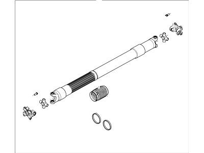 Ford 4R3Z-4602-AA Drive Shaft Assembly
