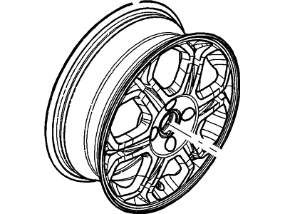 Ford 8S4Z-1007-A Wheel Assembly