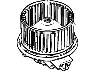 Ford CG1Z-19805-B Fan And Motor Assembly