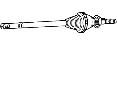 Ford XF2Z3B436AA Axle Assembly