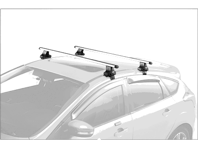 Ford VDS4Z-7855100-A Racks and Carriers by THULE;Removable Roof Rack