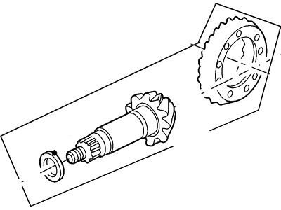Ford 3L1Z-4209-AG Gear And Pinion Assembly