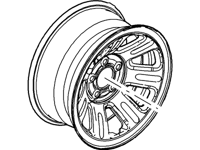 Ford 1L5Z-1015-EACP Wheel Assembly