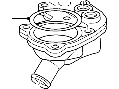 Ford 1L2Z-8592-BB Housing - Thermostat
