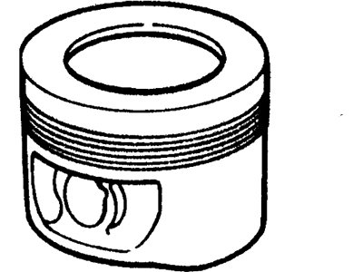 Ford YU2Z-6108-EA Piston And Pin Assembly