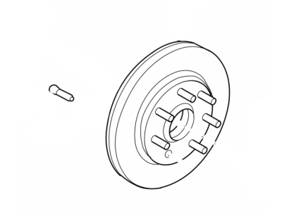 Ford G2MZ-1V102-MA Hub And Disc Assembly