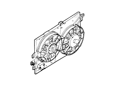 Ford F8RZ-8C607-GC Fan And Motor Assembly