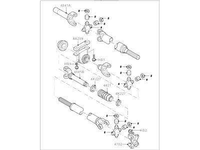 Ford 7L3Z-4R602-A Drive Shaft Assembly